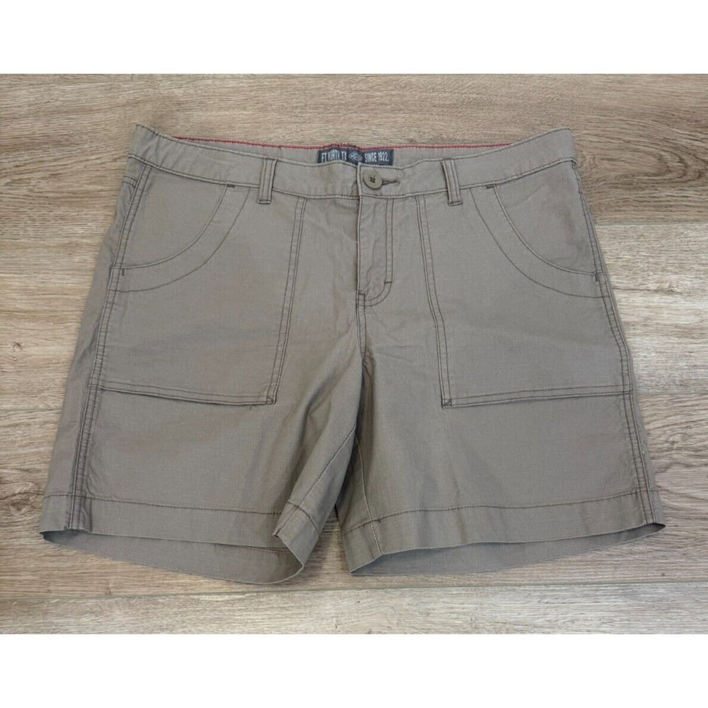 Women's Size 12 Dickie's Stretch Brown Pockets Shorts